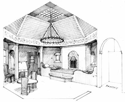 Interior view of Creek House