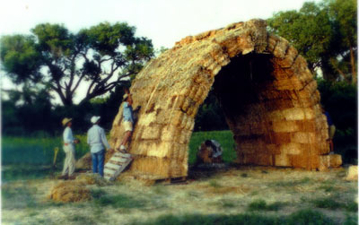 Photograph Straw Bale Vault