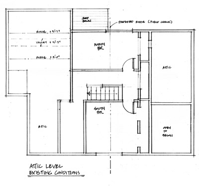 Plan of Bason House, before renovation.